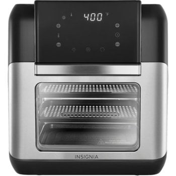 Insignia- 10 Qt Digital Air Fryer Ovens 7B-US Stainless Steel